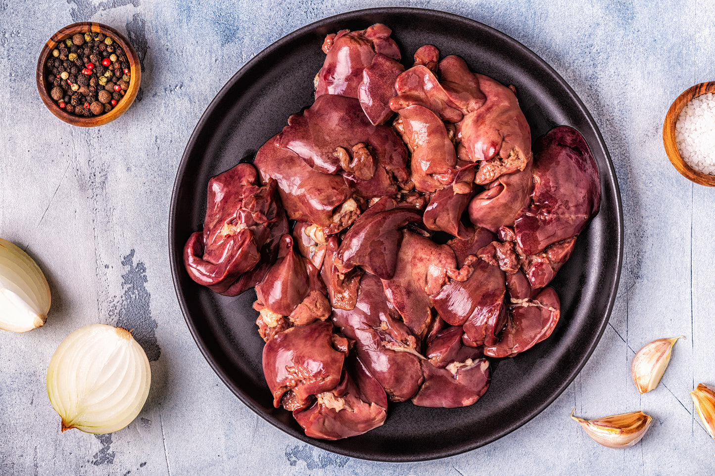 Chicken liver and gizzards
