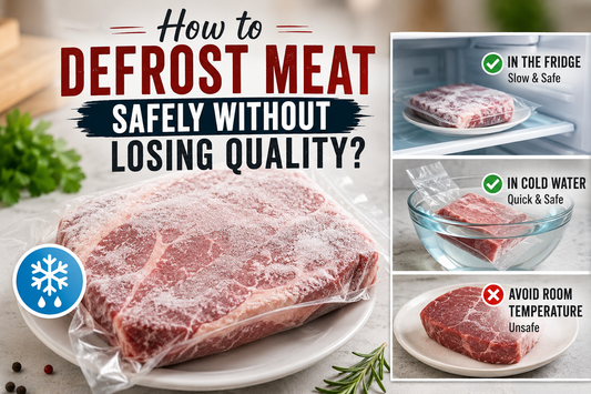How to Defrost Meat Safely Without Losing Quality?