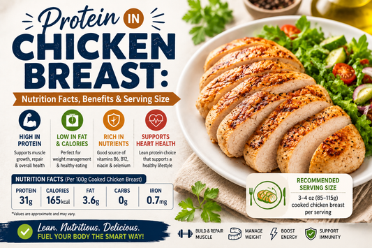 Protein in Chicken Breast: Nutrition Facts, Benefits & Serving Size