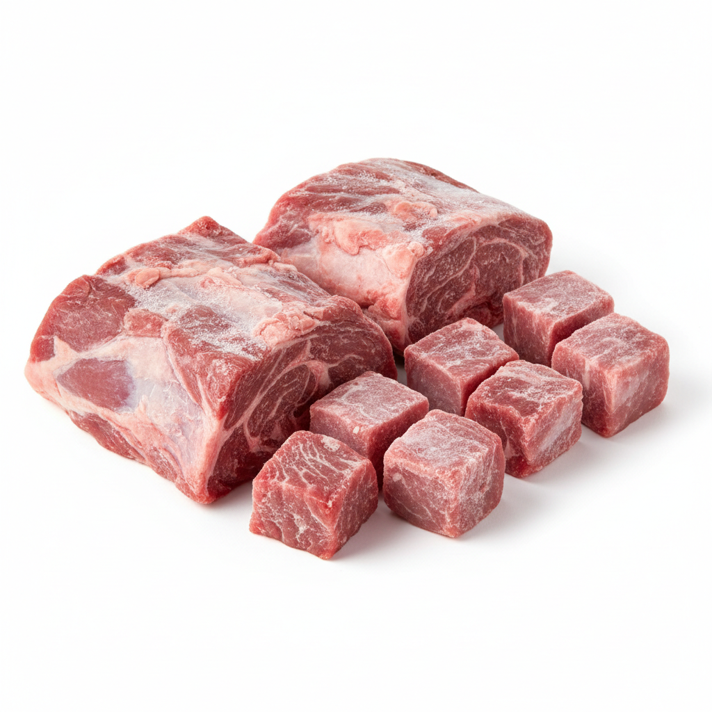 frozen cut up goat meat