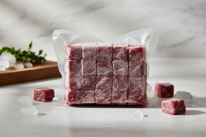 frozen goat cubes